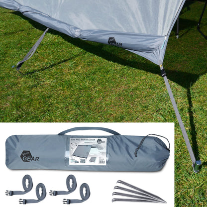 your GEAR Sun & Rain Blocker Markisenvorderwand, UPF 50+