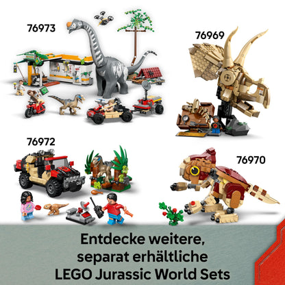 LEGO Jurassic World Spinosaurier Quetzalcoatlus Hubschrauber Set 76976