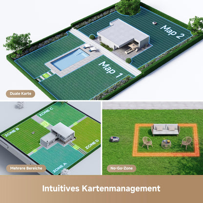 Dreame A1 Pro Mähroboter ohne Begrenzungskabel, 3D-LiDAR, 2000 m²