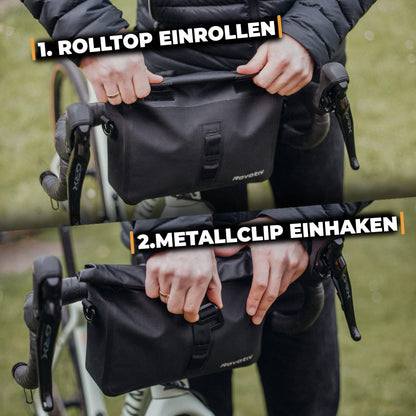 Rovativ Bikepacking Lenkertasche ST1, wasserdicht, 3 Liter