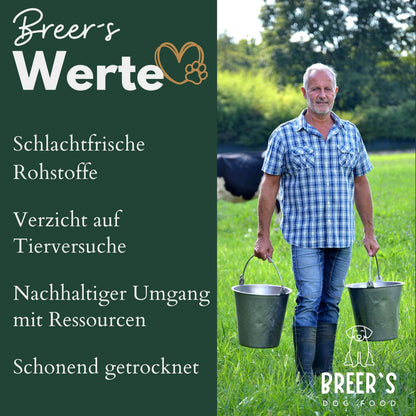 TIER HELDEN getrocknete Rinderkopfhaut für Hunde 25 cm, 5 kg