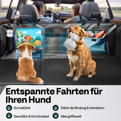 MellowMates Hundedecke Auto-Rückbank wasserdicht harte Unterseite