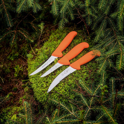 F. DICK ErgoGrip Messerset Jagd Outdoor 3-teilig, orange