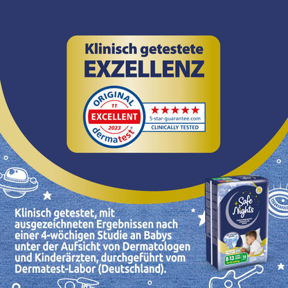 Babylino Safe Nights Boy Nachthöschen, 8-13 Jahre, 84 Stück
