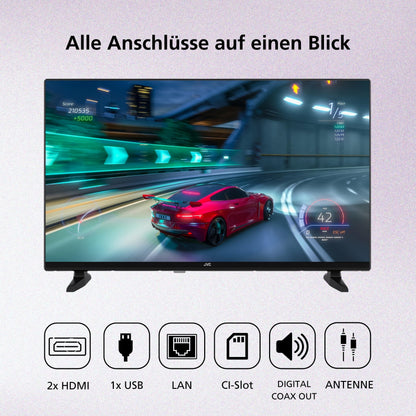JVC LT-32VRH3555 Fernseher 32 Zoll HD-Ready Smart TV mit Fire TV