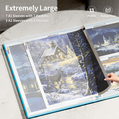 ARTDOT 5D Diamond Painting Bilder Album Aufbewahrung – A1