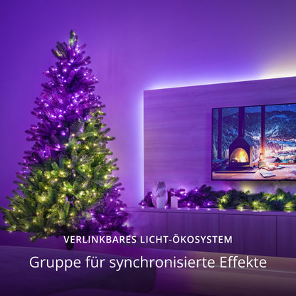 Twinkly Strings 400 LED Smarte Lichterkette RGB+Weiss