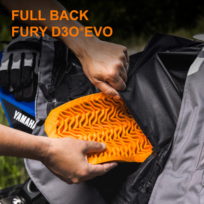 Furygan Full Back Fury D3O EVO Rückenprotektor Level 2 Orange
