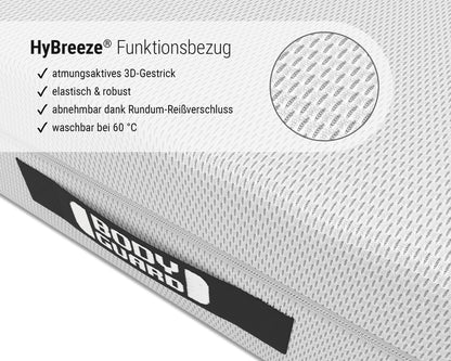 bett1 BODYGUARD Anti-Kartell-Matratze 80x200 cm mittelfest/fester