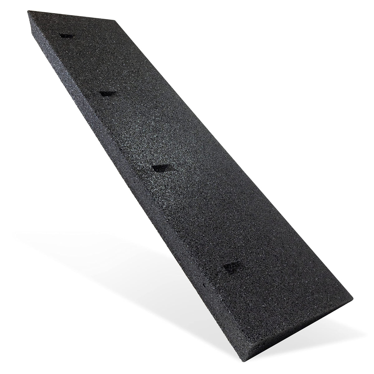 TopRubber Bordsteinrampe 1000x250x70 mm Auffahrrampe aus Gummigranulat mit abgeflachter Kante