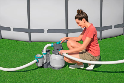Bestway Sandfilterpumpe 6056 l/h für Pools bis 42.300 l