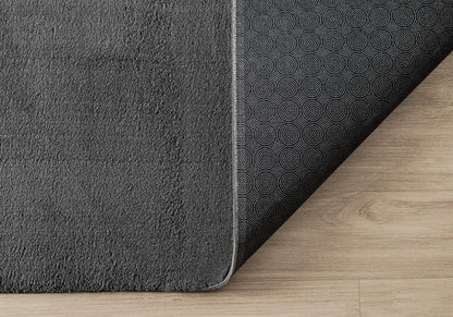 the carpet Relax Kurzflor Teppich - Anthrazit 300x400cm