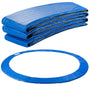 Arebos Trampolin Randabdeckung Federschutz Ø 396 cm blau, ringförmig aus PVC