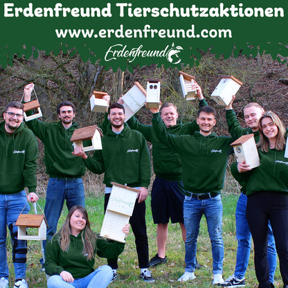 ERDENFREUND Nistkasten Rotkehlchen, räubersicher, Nischenbrüter