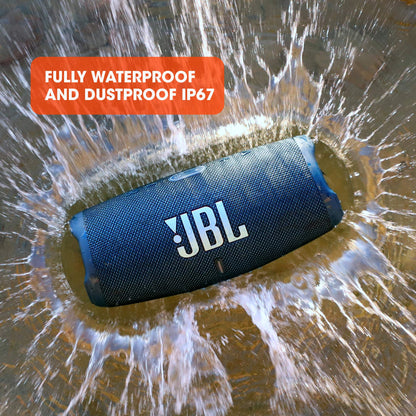 JBL Charge 5 Tragbarer Bluetooth-Lautsprecher, Schwarz, IP67