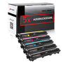 Logic-Seek Toner Set 5er-Pack kompatibel für Brother TN-242 TN-246, schwarz und farbig