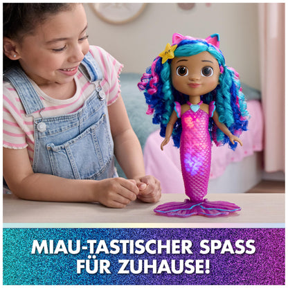 Gabby's Dollhouse Sing & Shine Meerjungfrau Gabby Puppe mit Sound