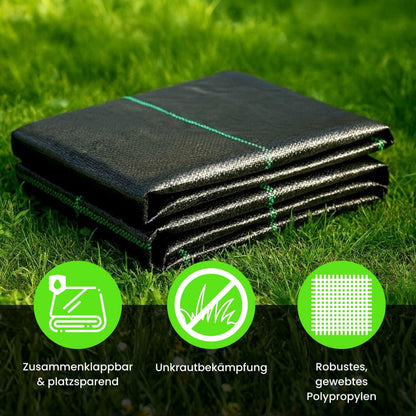 Green Thumbz Unkrautvlies Extra Stark 1x50 m wasserdurchlässig