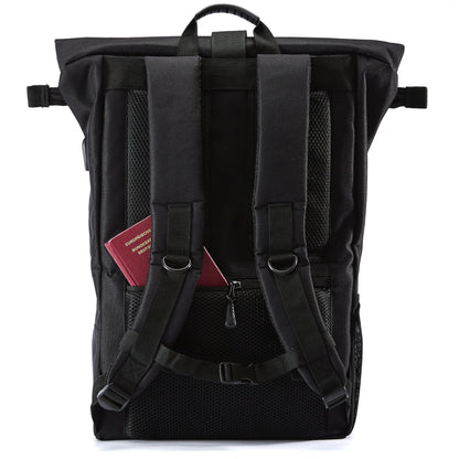 Ela Mo Rolltop Rucksack Damen Upsy Daisy mit Laptopfach und USB