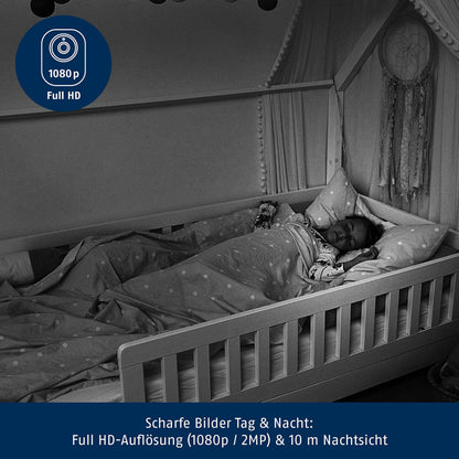 ABUS PPIC31020 WLAN Privacy Innen-Kamera mit 180-Grad Blickwinkel