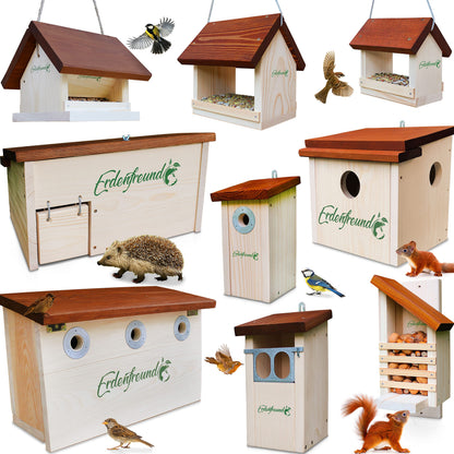 Erdenfreund® Igelhaus gross – Rattensicher, Labyrinth, Nisthaus