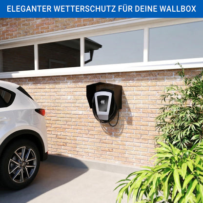 EVify Wetterschutzdach für Wallbox aus rostfreiem Stahl, WBR1