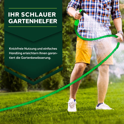 TRESKO flexiSchlauch Flexibler Gartenschlauch 45 m dehnbar