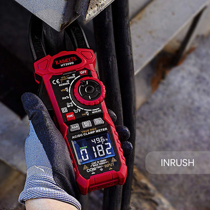 KAIWEETS HT208D Einschaltstrom Zangenmultimeter True-RMS 1000A