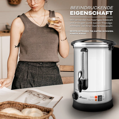 TRESKO® Glühweinkocher Einkochautomat – 20L Edelstahl 2500W