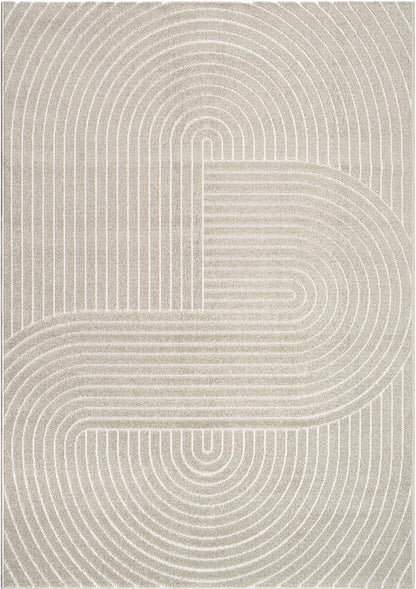 The Carpet Santo Plus Wohnzimmer/Outdoor Teppich - Beige 200x280 cm