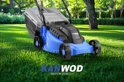 KANWOD KGALM-1232 Elektro Rasenmäher - 1200W, 32 cm Schnittbreite