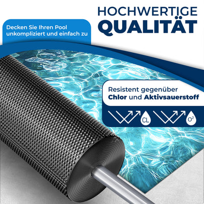 KESSER Solarabdeckplane Pool rechteckig 450 x 220 cm, 120 µm