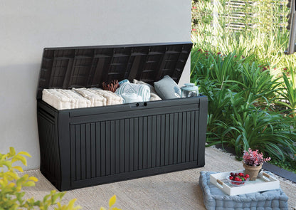 Koll Living Auflagenbox 270 Liter Graphit – Wasserdicht & Belüftet