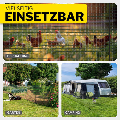 horizont Begrenzungszaun FIX – mobiler Zaun 20m x 90cm engmaschig