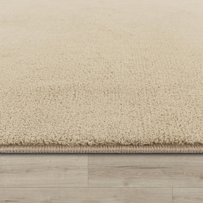 Paco Home Kurzflor Teppich waschbar rutschfest, Beige, 200x280 cm