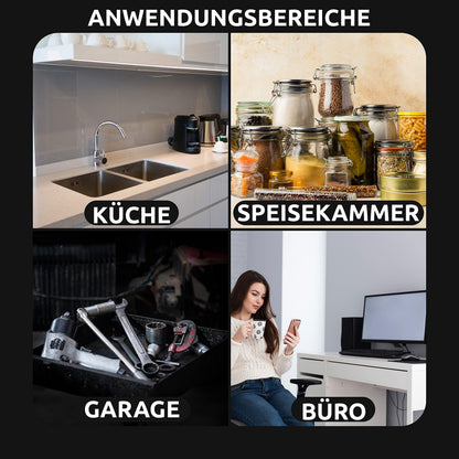 ARTECSIS Korbregal Kunststoff Stapelregal – 6 Elemente Schwarz
