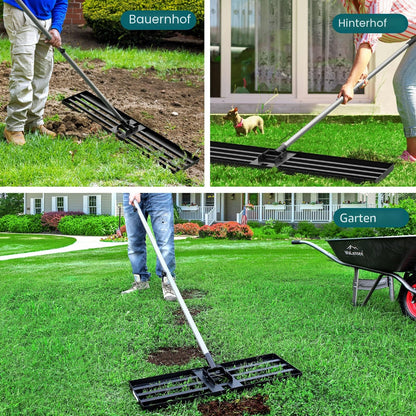 Walensee Rasen-Nivellierrechen RL-002 mit 198 cm Stiel