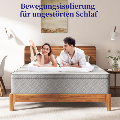 MOLPHIT Matratze 140x200 cm, 7-Zonen-Taschenfederkern, H3/H4, 30 cm