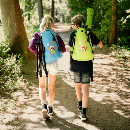 Bresser Junior 70/400 Linsenteleskop für Kinder mit Rucksack - Grün