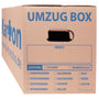 50 Umzugskartons Standard Set – 620x300x330mm: Braune, rechteckige Wellpappkartons für den sicheren Transport und die Lagerung von Hausrat beim Umzug.