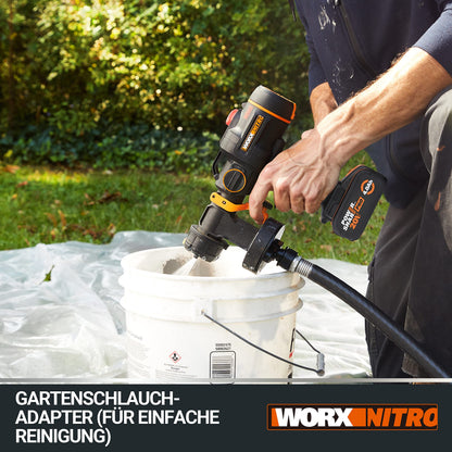 WORX WX020.9 Nitro Akku-Farbsprühsystem 20V - Ohne Akku