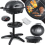 KESSER Elektrogrill 2in1 Stand- und Tischgrill mit Deckel 2400 Watt, antihaftbeschichtete XXL-Grillplatte