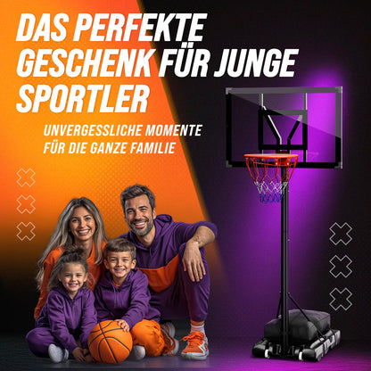 Caprisports Basketballkorb Outdoor BBK305 höhenverstellbar 135-305 cm