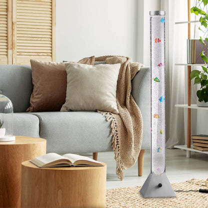 LeuchtenDirekt LED Wassersäule H120cm Kinderzimmer – RGB stahlfarben