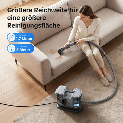 Lubluelu Polsterreiniger Waschsauger Cleaner3G, 600 W, 18 kPa