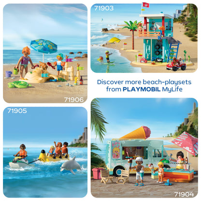 PLAYMOBIL 71904 Eiswagen mit Surfshop, Spielset ab 4 Jahren