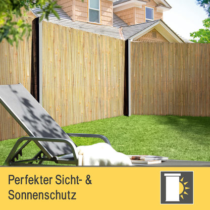 Sol Royal Bambus Sichtschutzmatte B89 90x600 cm für Garten und Balkon