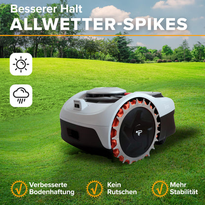 ROBO CLAWS Mähroboter Spikes Edelstahl für Navimow i-Serie, silber