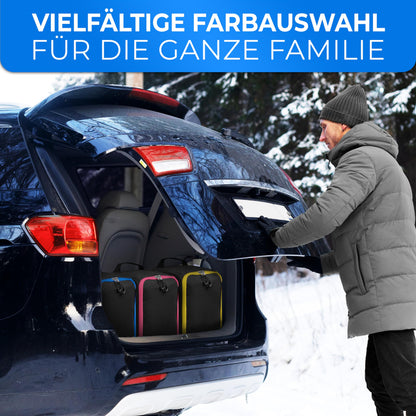 STYNGARD Skischuhtasche Zermatt mit Helmfach, 40 L, Schwarz-Weiss