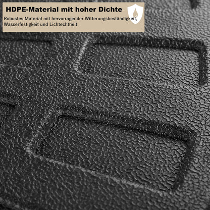 Yaheetech Sonnenschirmständer 4-teilig für Ampelschirm, Schwarz